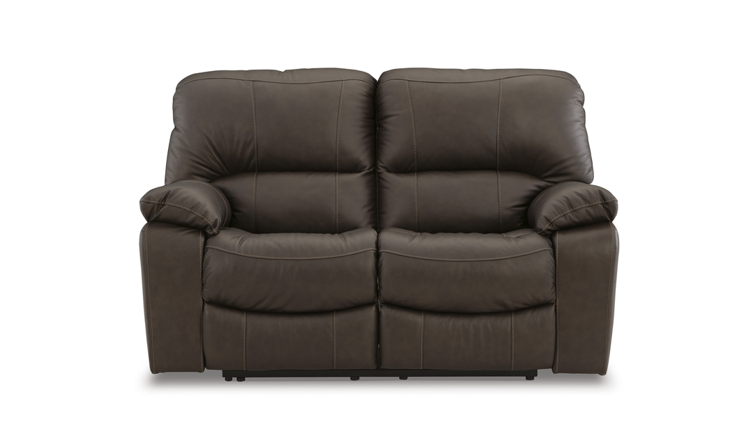 Leesworth Leather Power Reclining Loveseat