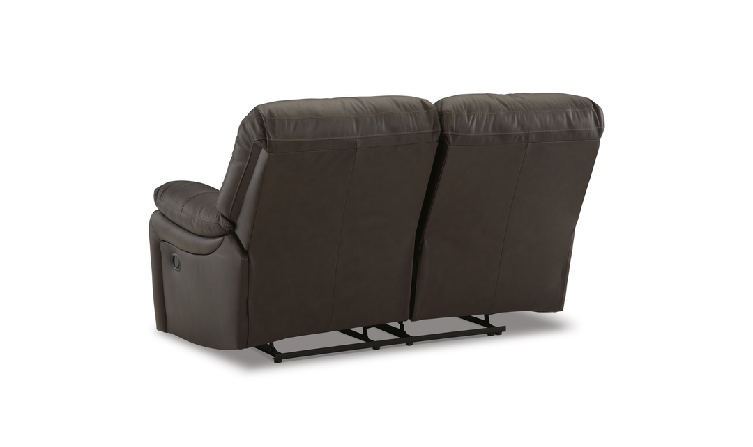 Leesworth Leather Power Reclining Loveseat