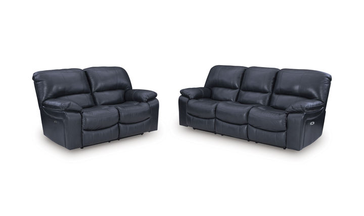 Modern Heritage Leesworth  Leather Power Recliner Living Room Set