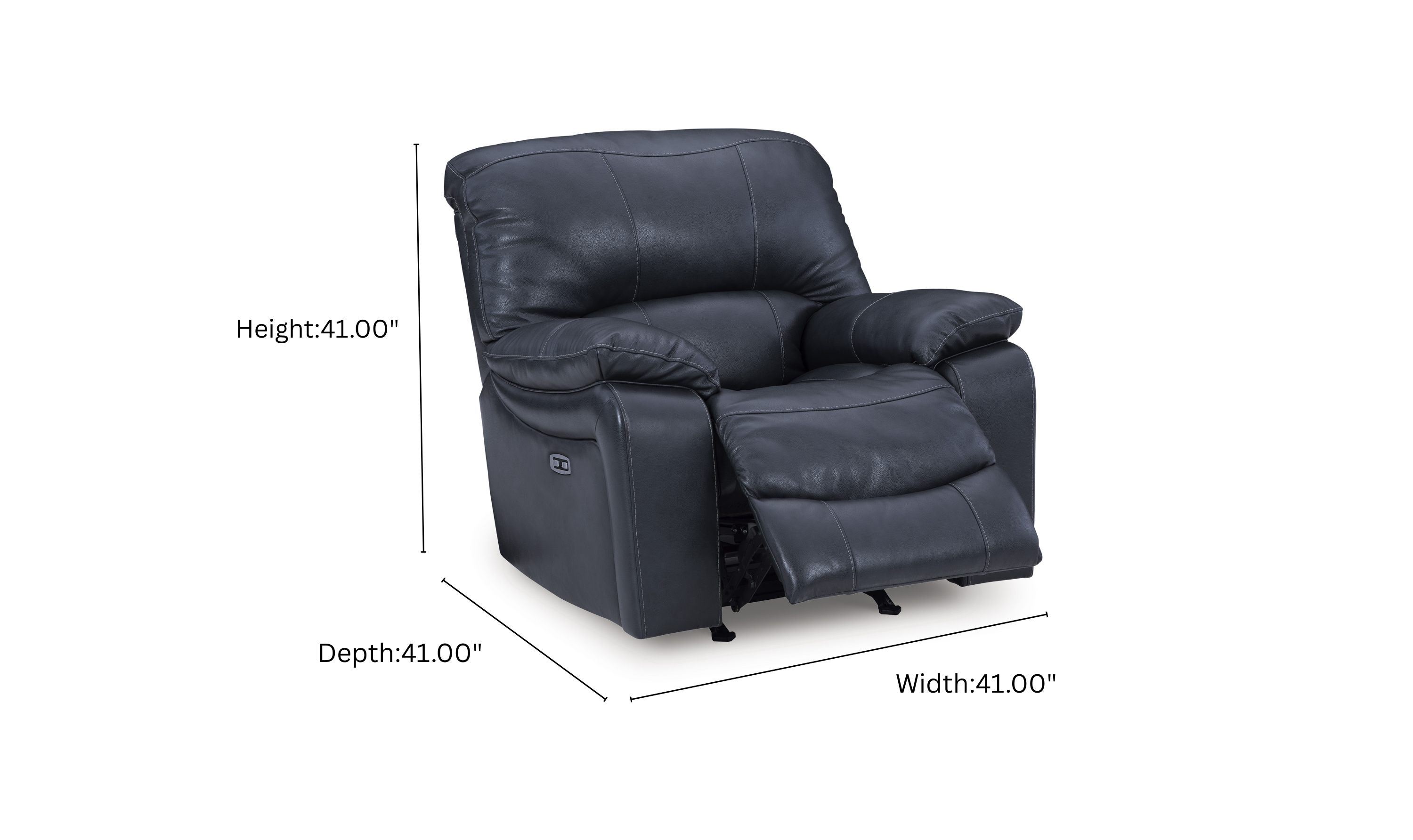 Modern Heritage Leesworth Leather Power Recliner Living Room Set