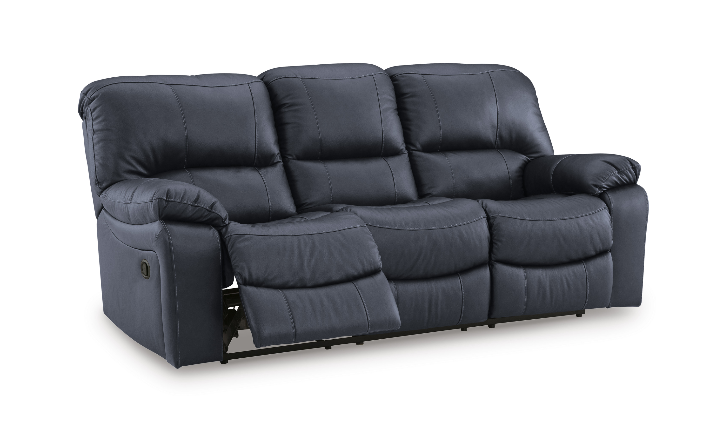 Modern Heritage Leesworth Dark Brown 3-Seater Power Reclining Sofa in Leather