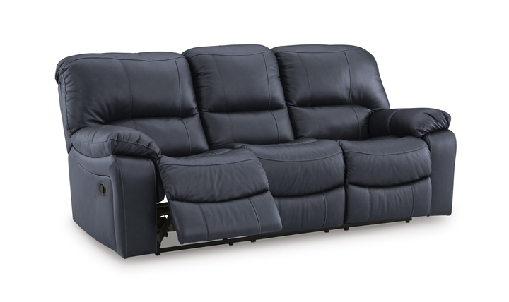 Modern Heritage Leesworth Dark Brown 3-Seater Power Reclining Sofa in Leather