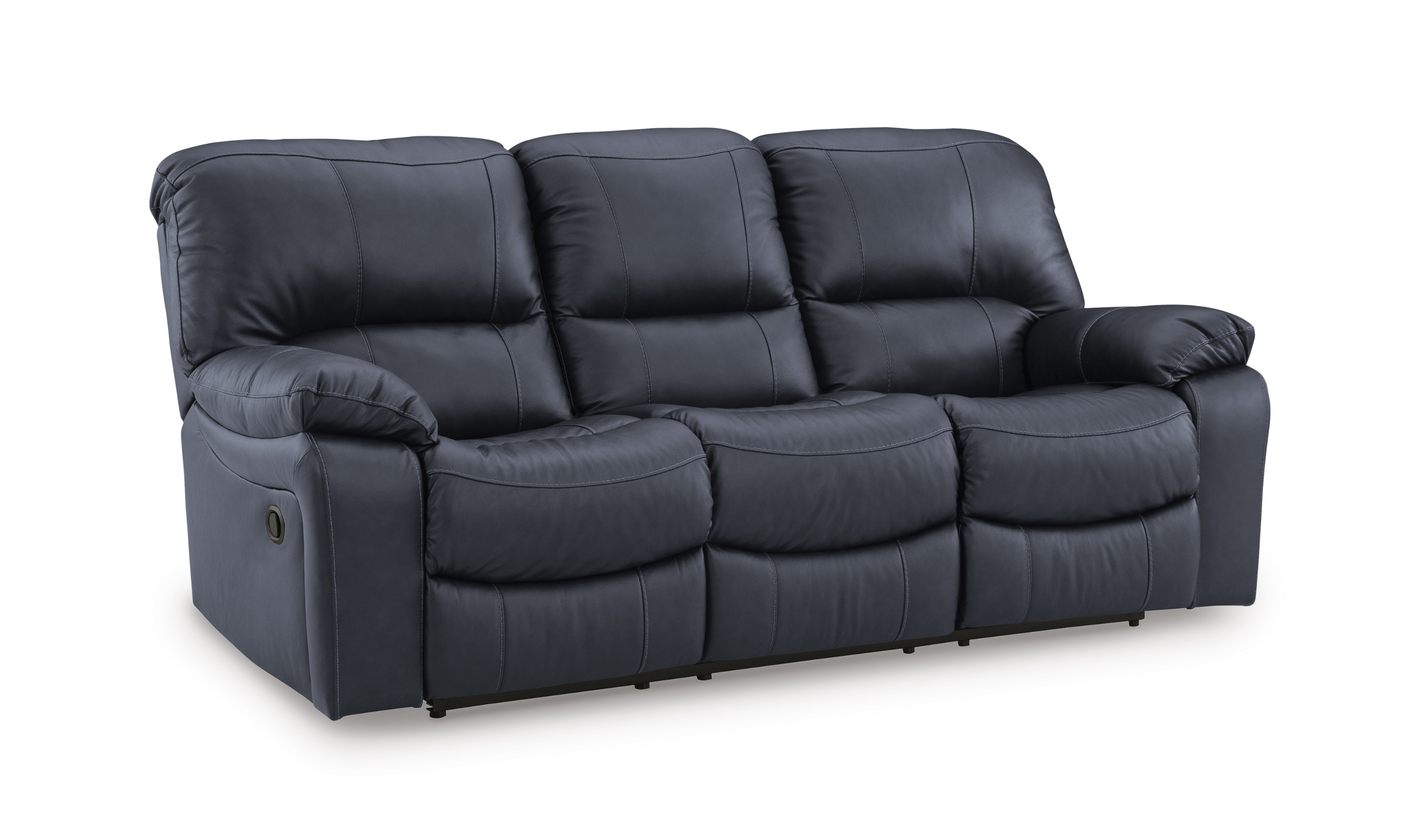 Modern Heritage Leesworth Dark Brown 3-Seater Power Reclining Sofa in Leather