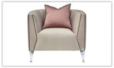Linea Matching Chair Metallic SilverMist