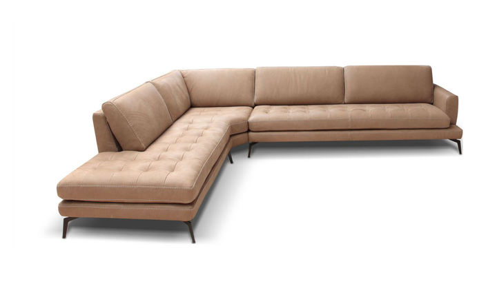Bracci Living 6-Seater L-Shape Tufted Sectional Sofa