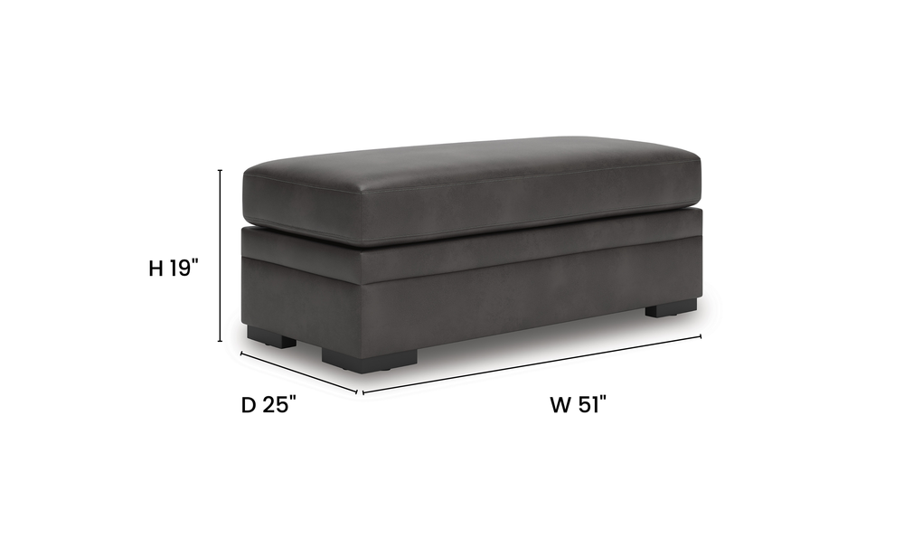 Modern Heritage Lofton-Pike Oversized Accent Ottoman- Jennifer Furniture