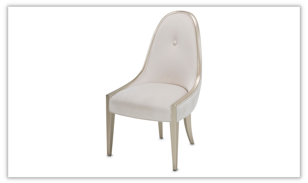 AICO London Place Fabric Upholstered Dining Side Chair