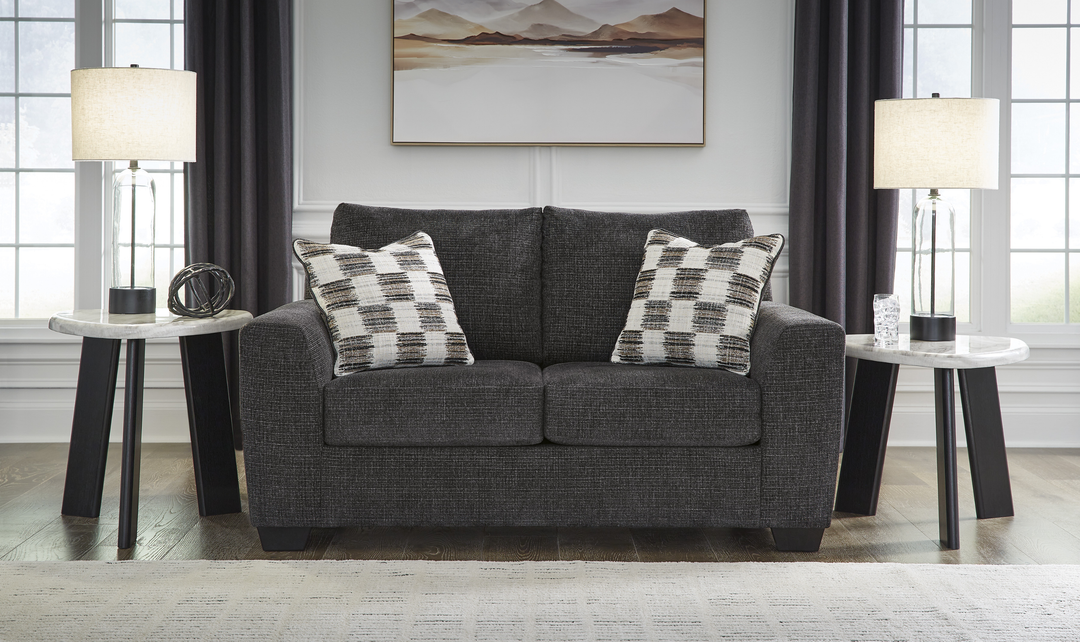 Modern Heritage Loreo Fabric Loveseat - Jennifer Furniture