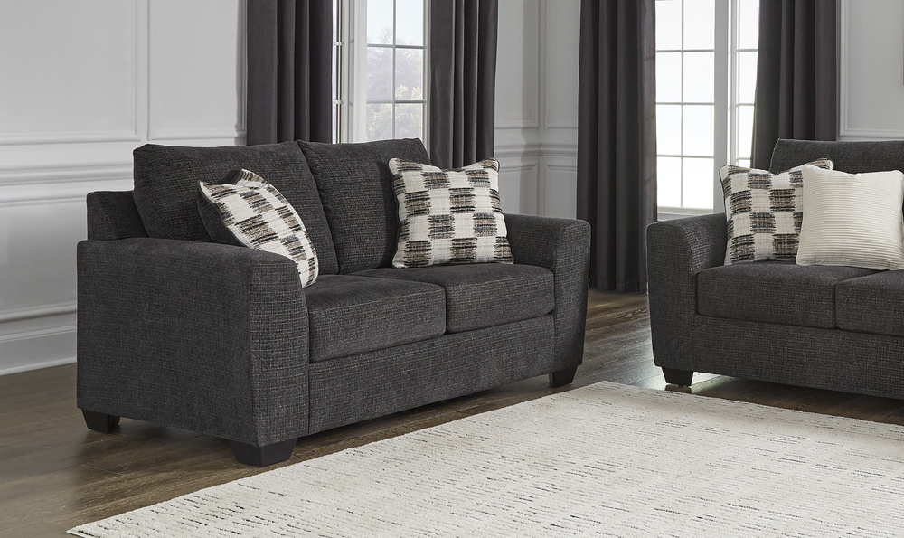 Modern Heritage Loreo Fabric Loveseat - Jennifer Furniture