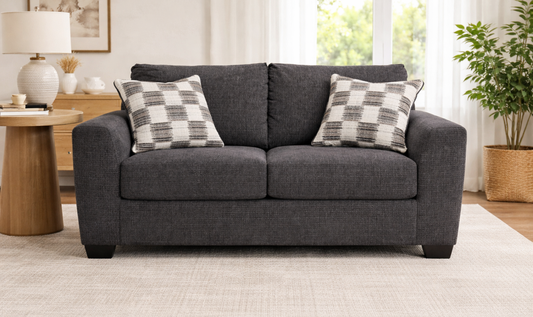 Modern Heritage Loreo Fabric Loveseat - Jennifer Furniture