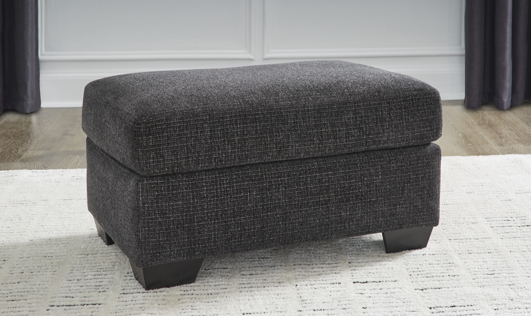 Modern Heritage Loreo Fabric Rectangular Ottoman