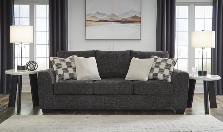 Modern Heritage Loreo Fabric Sofa with Track Arms
