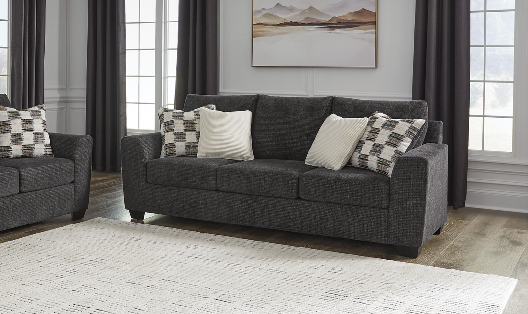Modern Heritage Loreo Fabric Sofa With Track Arms