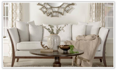 By Lorraine Upholstered Sofa 3 seater in Beige Online at Jennifer Furniture