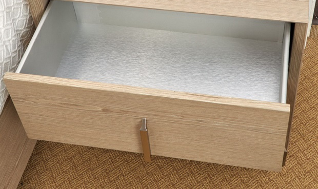 Lotus Bay 2 Drawers Nightstand In Sand Color-jennifer furniture