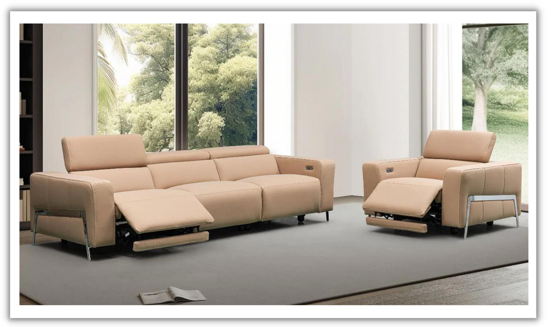 Reclining sofa with power headrest hotsell