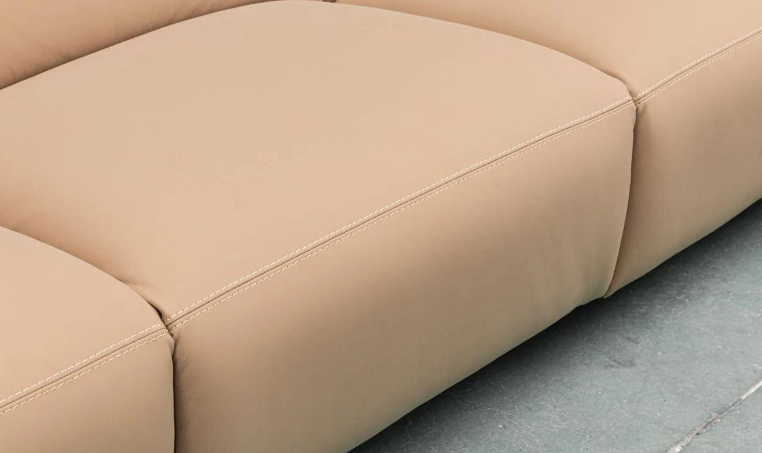 Klaussner Luca 3-Seater Leather Brown Power Reclining Sofa