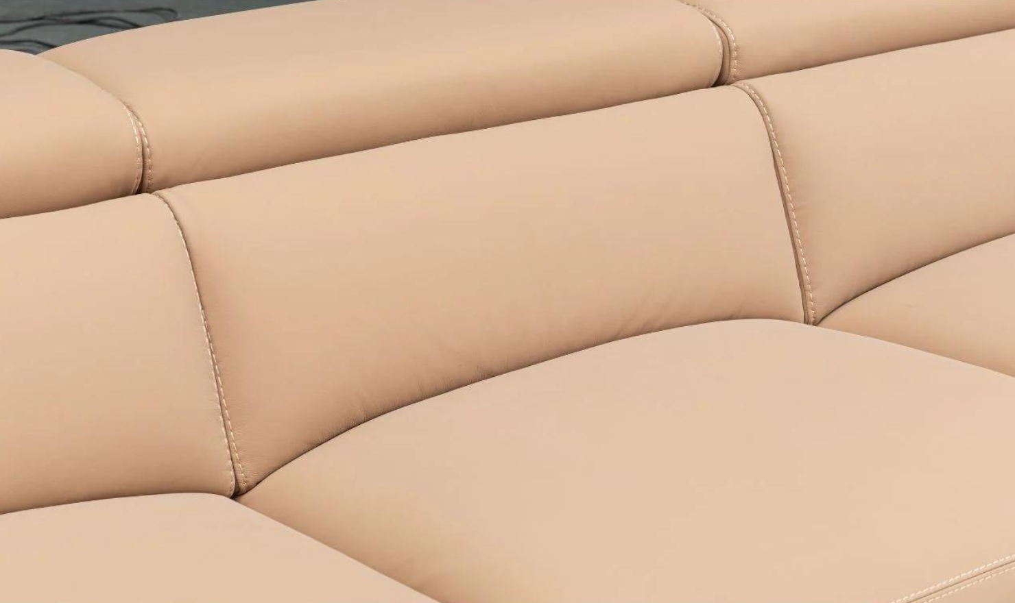 Klaussner Luca 3-Seater Leather Brown Power Reclining Sofa