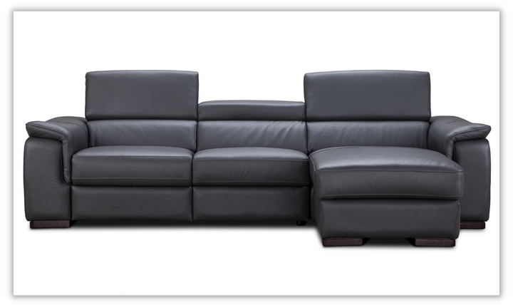 Buy Lugano Recliner Sectional in Black in Black at Jennifer Furniture