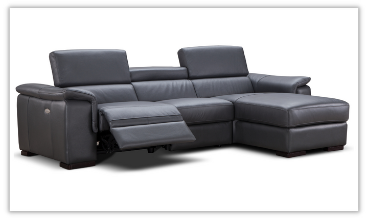 Buy Lugano Recliner Sectional in Black in Black at Jennifer Furniture