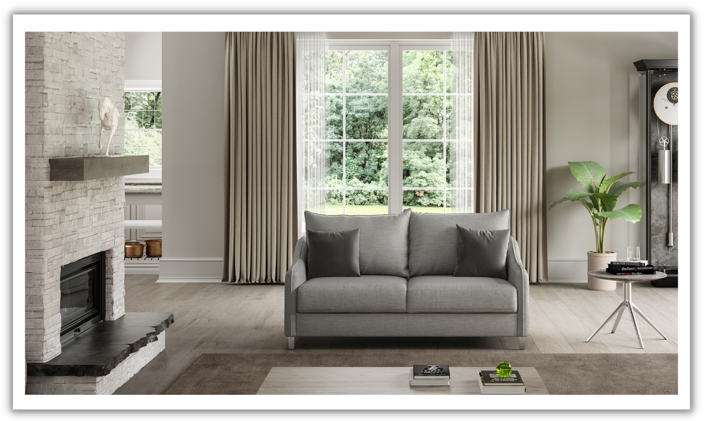 Luonto Ethos Dual Motion Fabric Sleeper Sofa with Foam Mattress