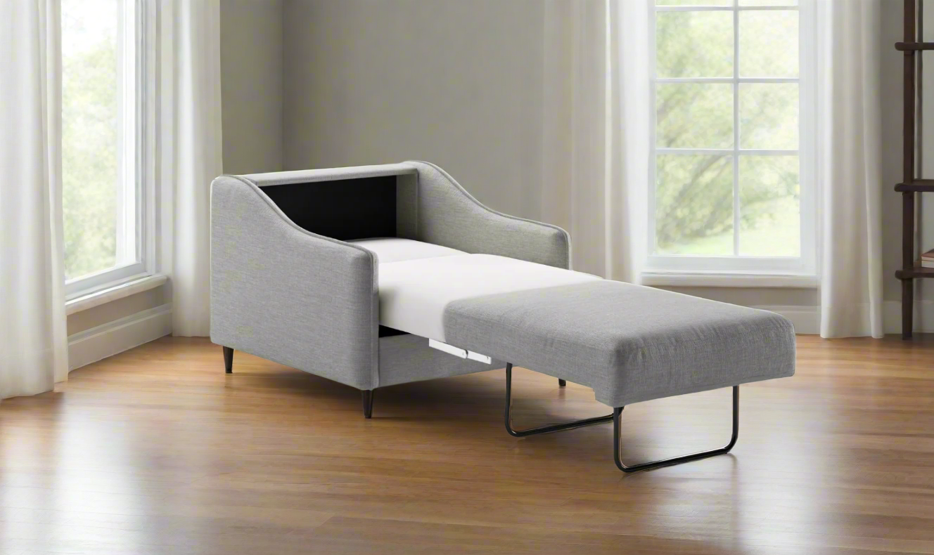 Luonto Ethos Fabric Cot Sleeper Chair with Foam Mattress