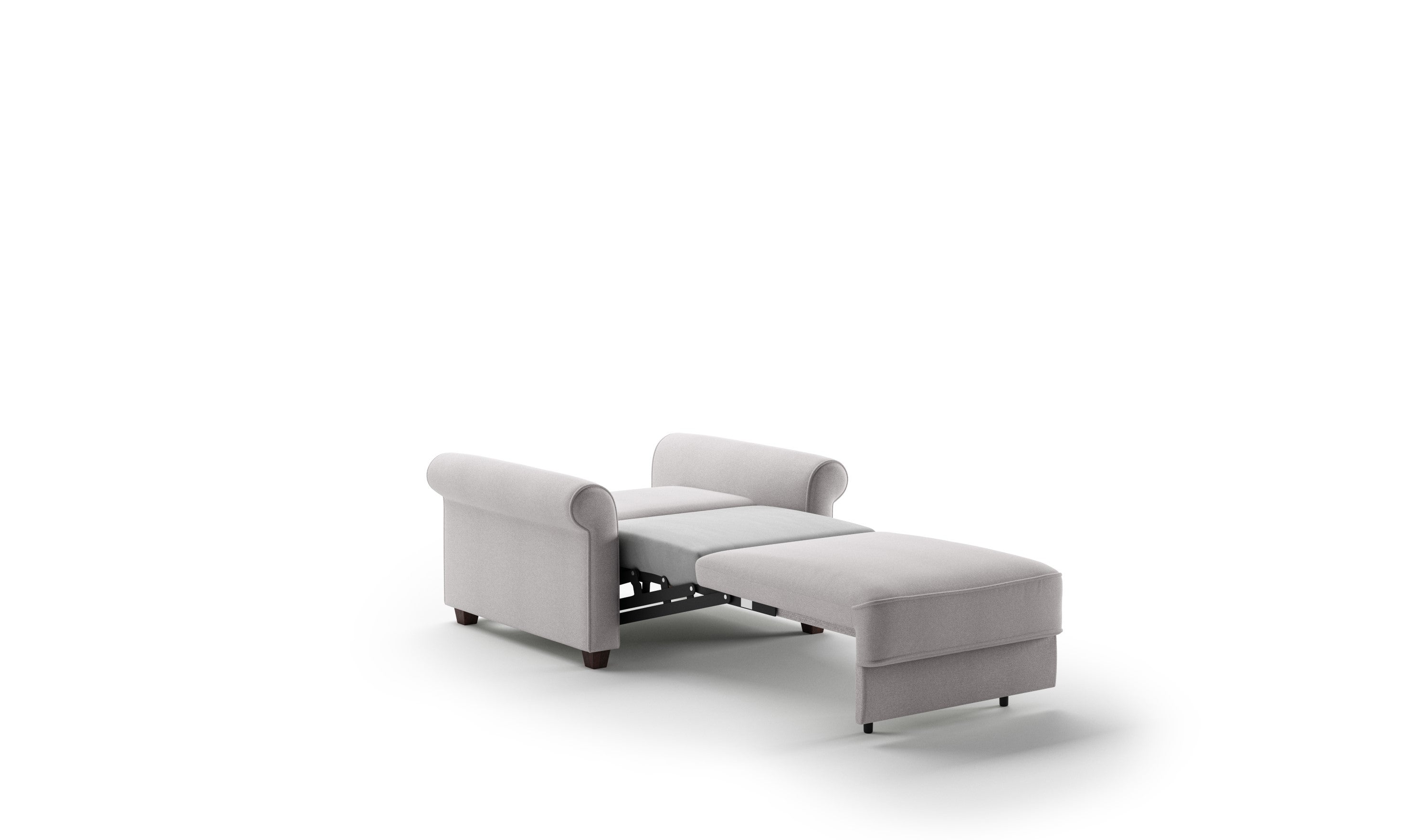 Luonto Casey Gray Fabric Cot Size Sleeper Chair-Jennifer Furniture