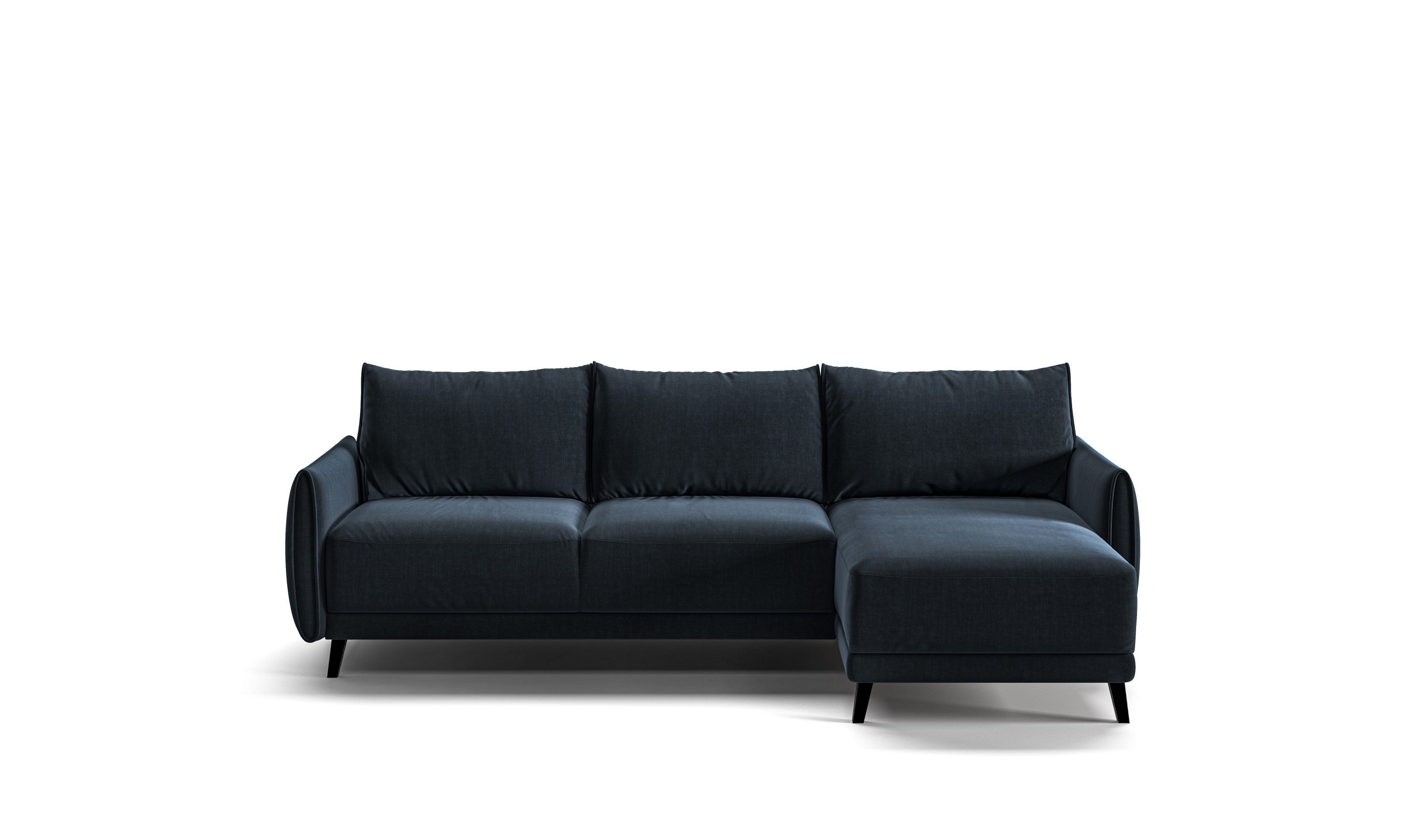Luonto Dolphin Full XL Sleeper Sectional Sofa with Reversible Chaise