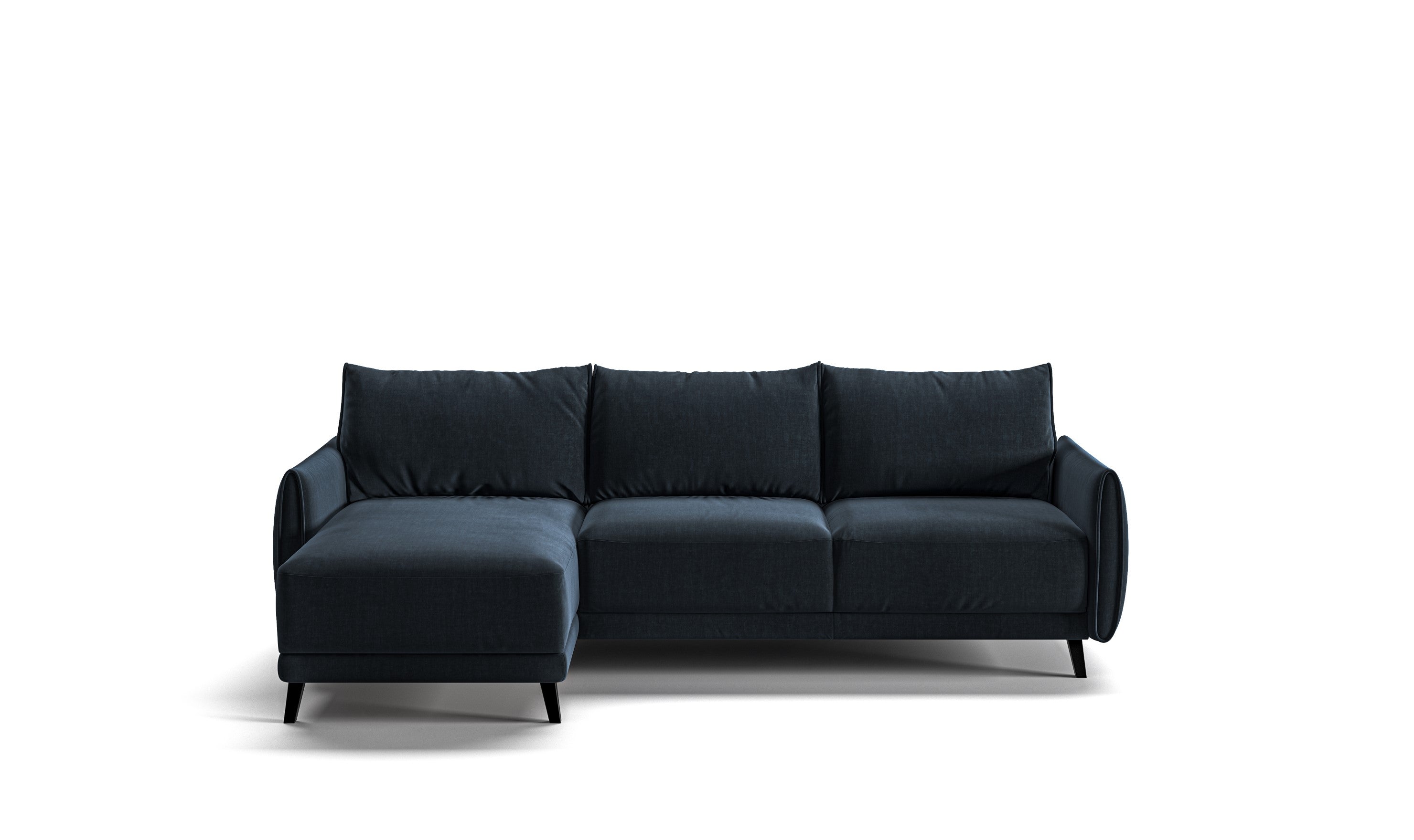 Luonto Dolphin Full XL Sleeper Sectional Sofa with Reversible Chaise