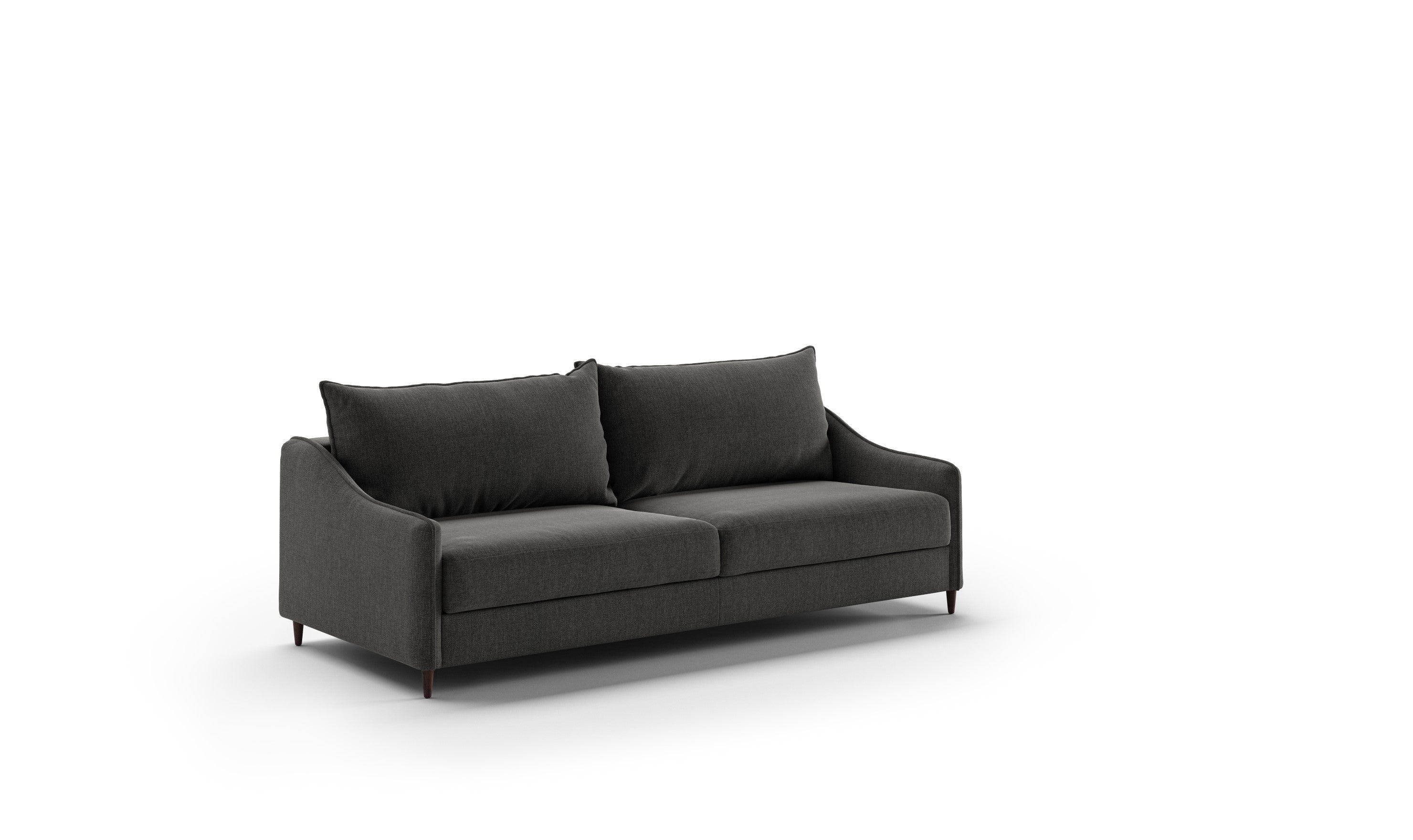 Luonto Ethos Dual Motion Fabric Sleeper Sofa with Foam Mattress-Jennifer Furniture