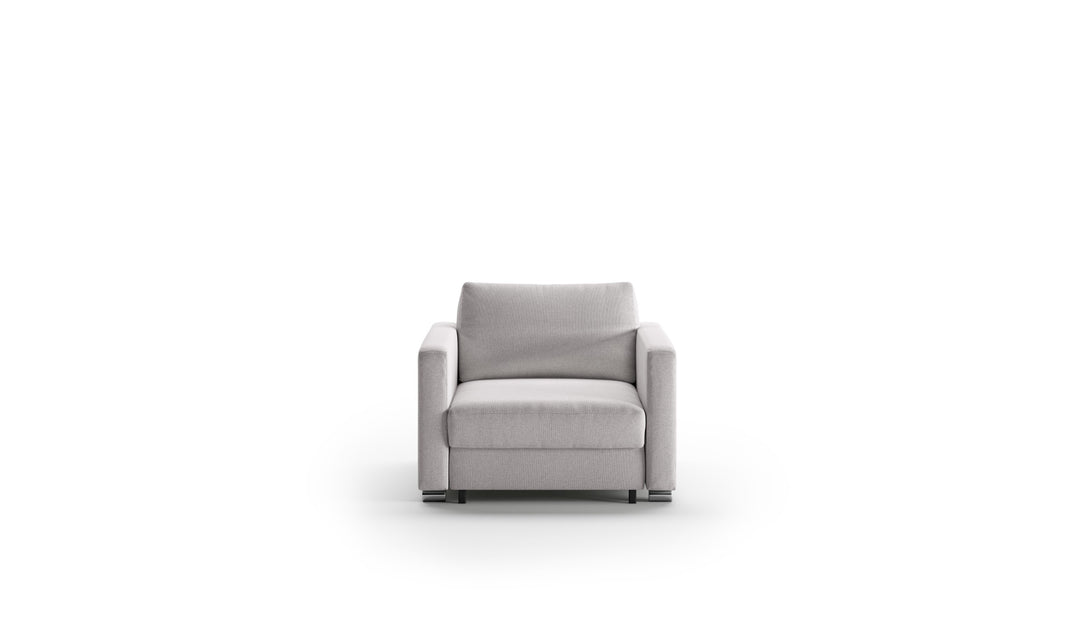 Luonto Fantasy Fabric Sleeper Chair with Foam Mattress & HR Foam