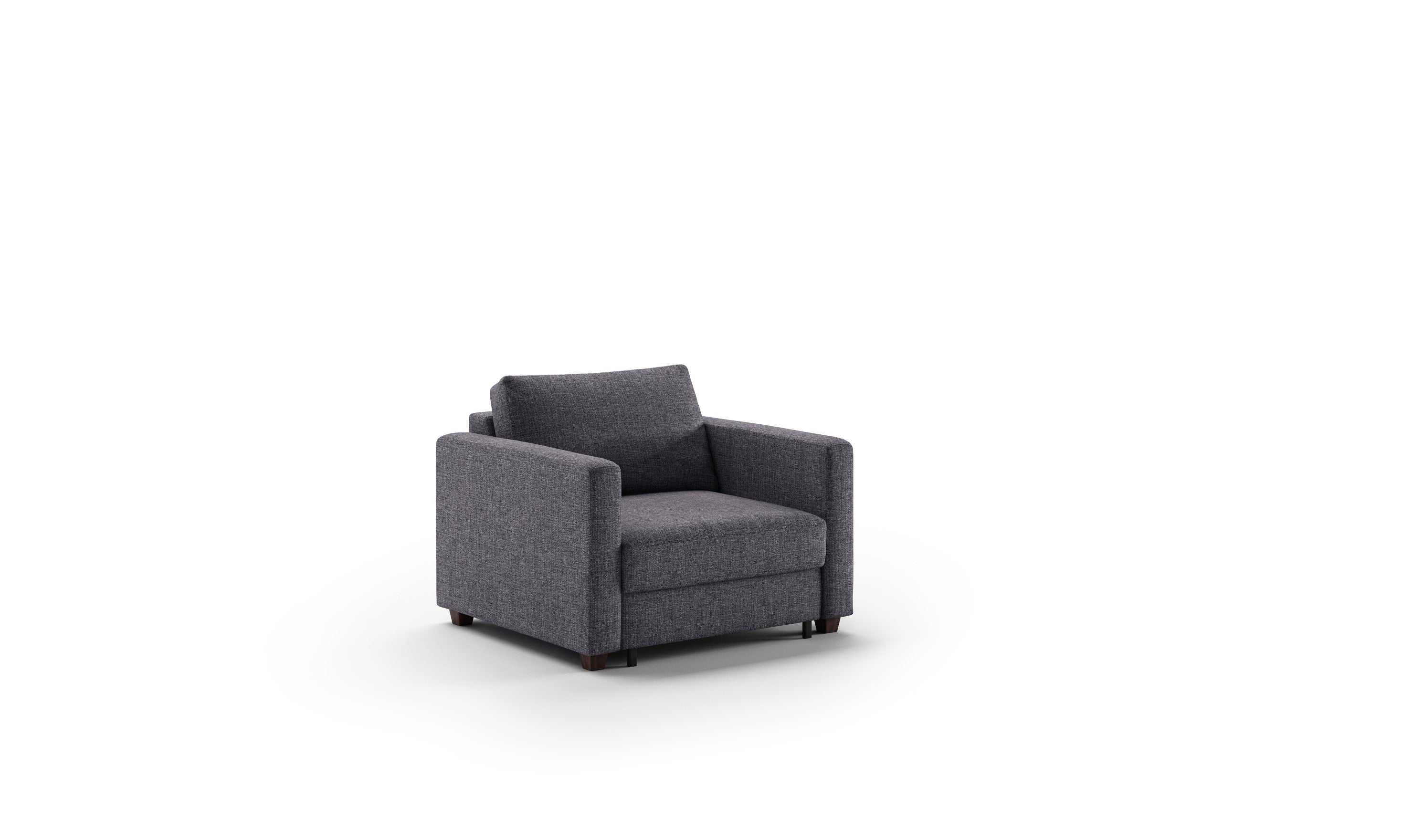 Luonto Fantasy Fabric Sleeper Chair with Foam Mattress & HR Foam