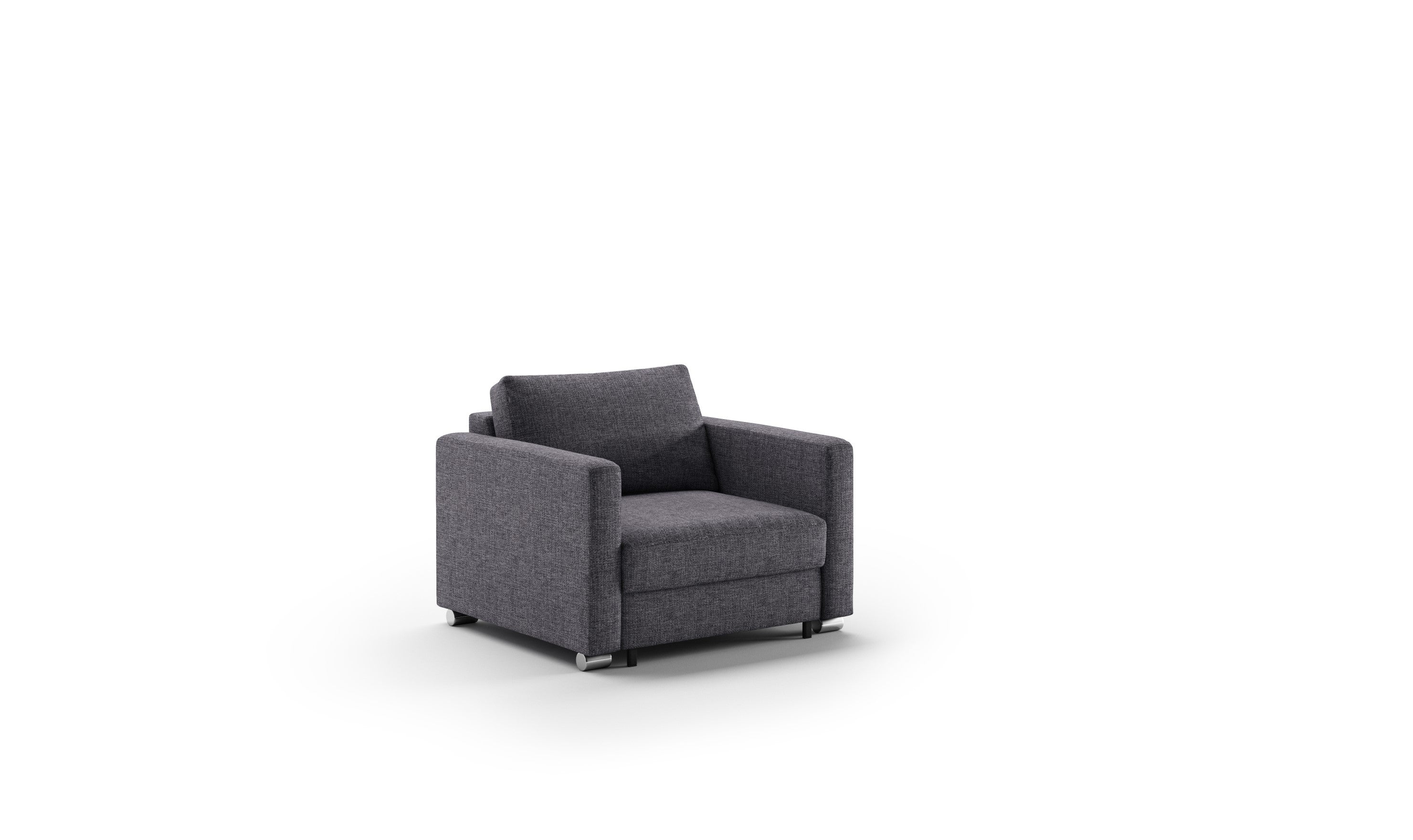 Luonto Fantasy Fabric Sleeper Chair with Foam Mattress & HR Foam