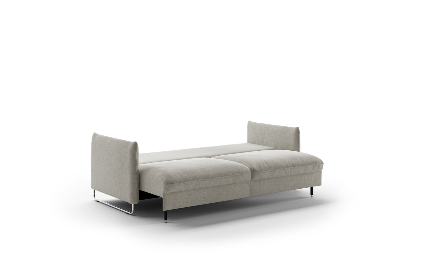 Luonto Flipper Fabric Sleeper Sofa with Storage & Triple Chaise