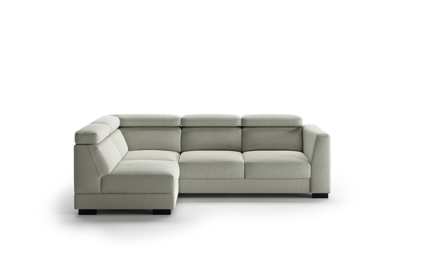 Luonto Halti Gray L-Shaped 3-Seater Full XL Sectional Sofa Sleeper