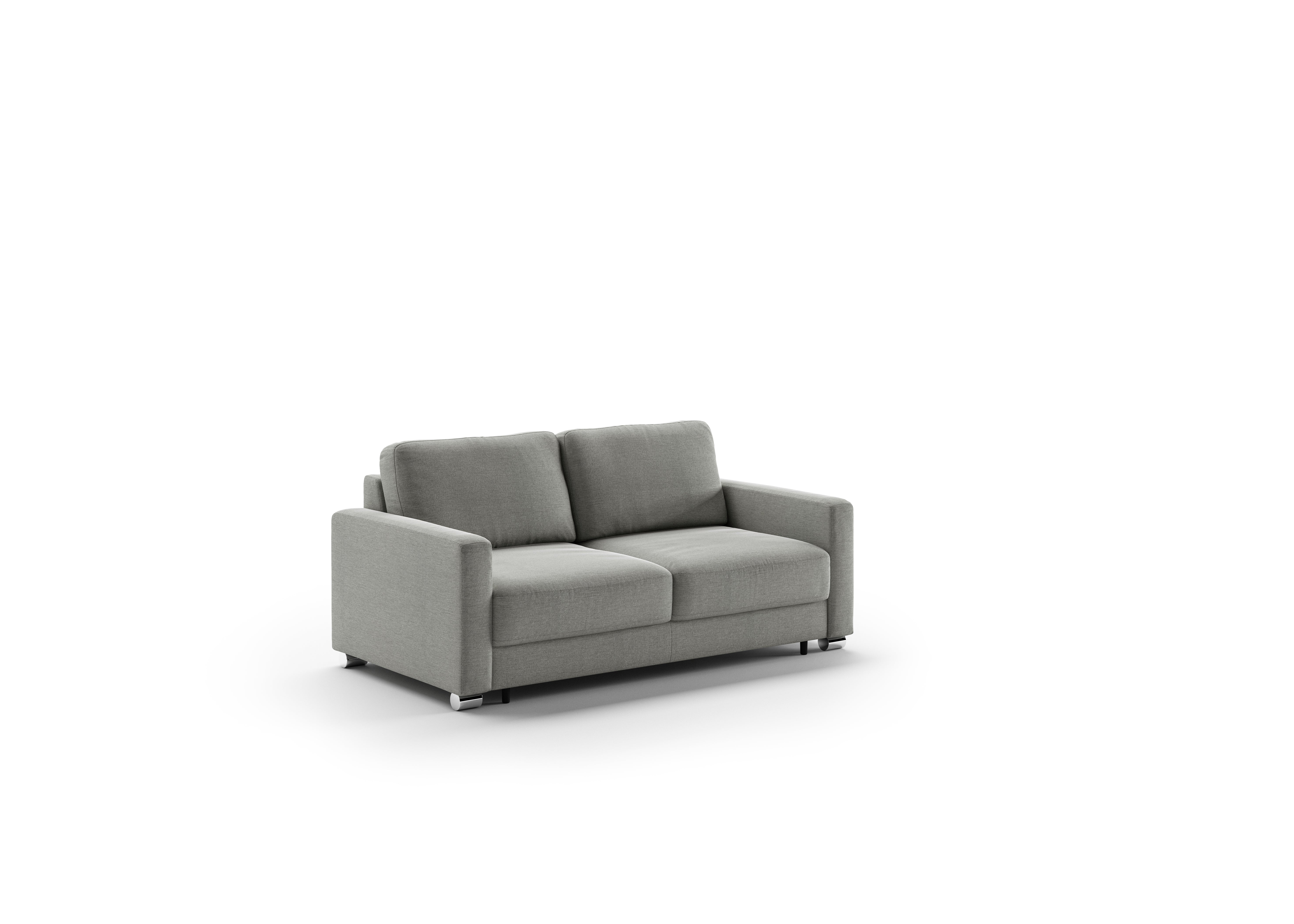 Luonto Hampton Stone Fabric Sleeper Sofa with Foam Mattress-Jennifer Furniture