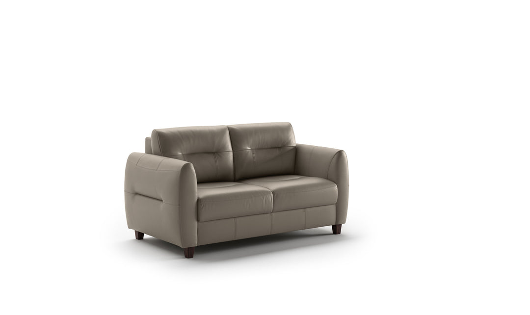 Luonto Jamie Queen Leather Loveseat Sleeper with Nest Function