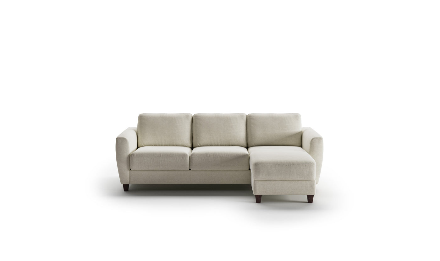 Luonto Flex Fabric Full XL Sleeper Sectional with Reversible Chaise
