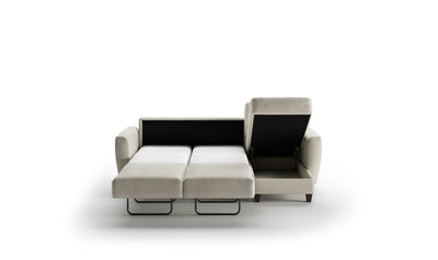 Luonto Flex Fabric Full XL Sleeper Sectional with Reversible Chaise