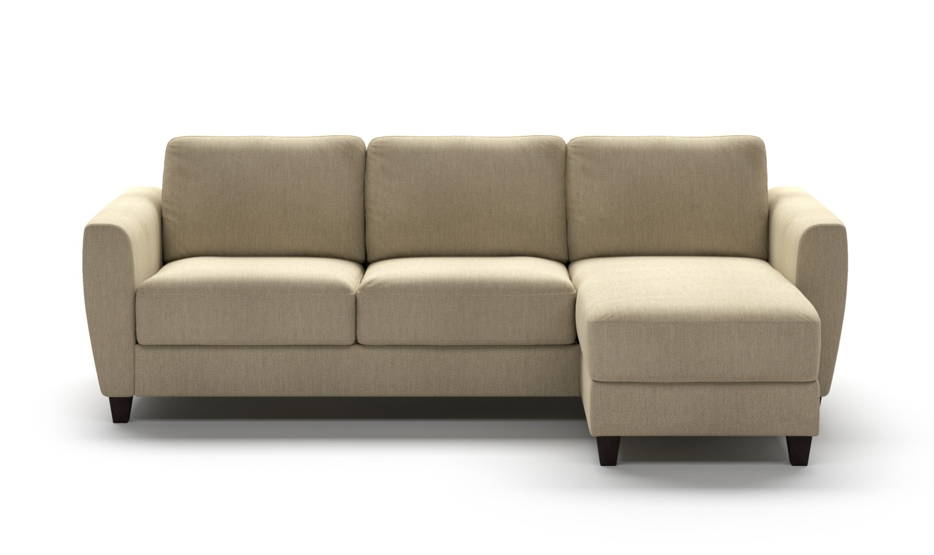 Luonto Made To Order Harper L-shaped Fabric Sectional Sleeper Sofa