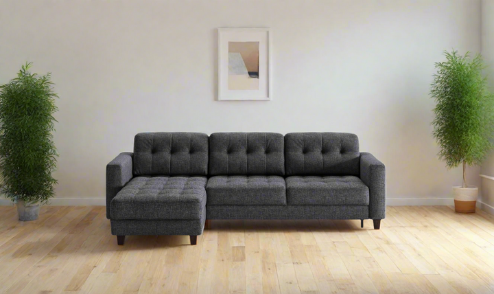 Luonto Noah L-Shaped Sectional Sofa Sleeper with Reversible Chaise