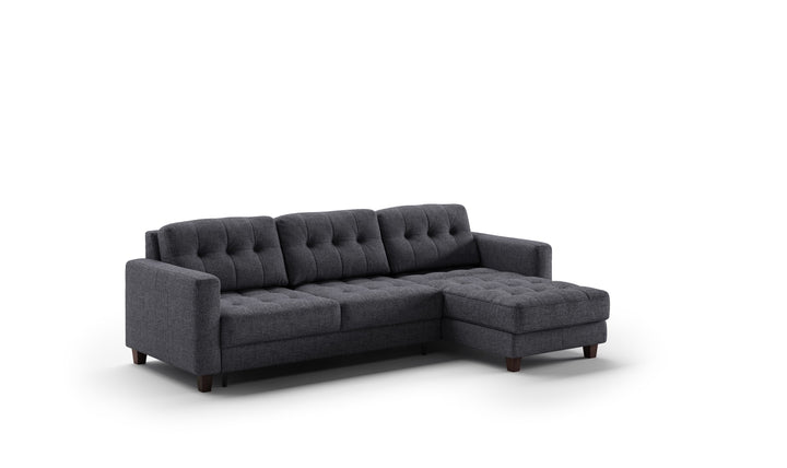 Luonto Noah L-Shaped Sectional Sofa Sleeper with Reversible Chaise