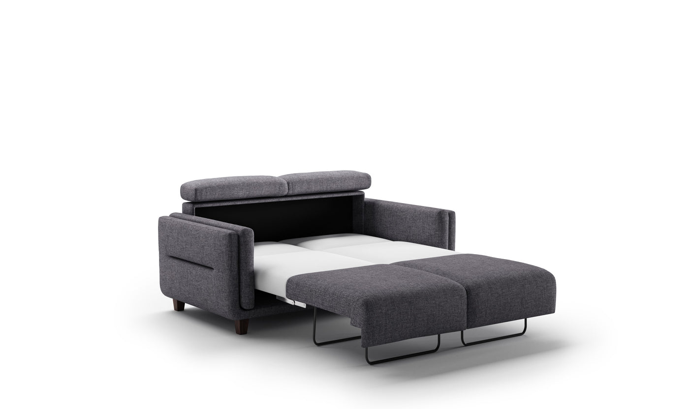 Luonto Paris Carbon Fabric Sleeper Sofa with Nest Function
