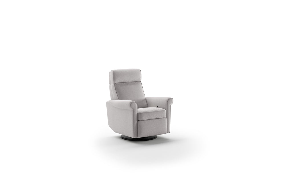 Luonto Rolled Arm Recliner Chair with Adjustable Headrest