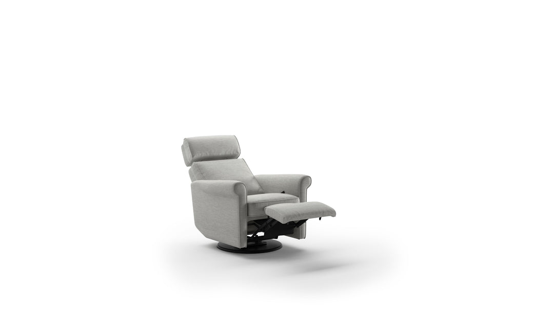 Luonto Rolled Arm Recliner Chair with Adjustable Headrest