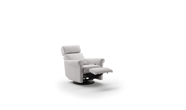 Luonto Rolled Arm Recliner Chair with Adjustable Headrest