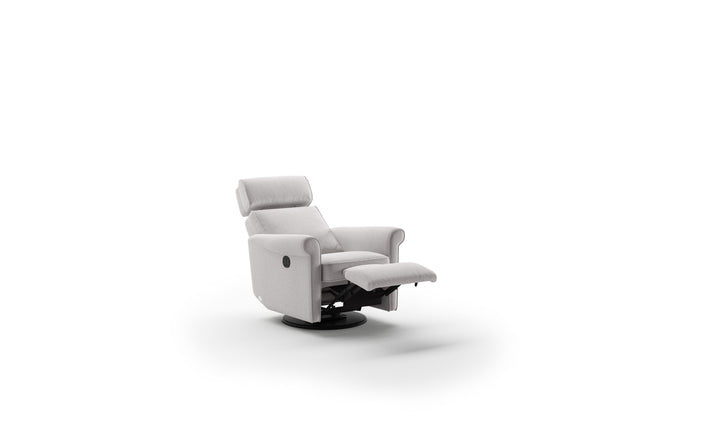 Luonto Rolled Arm Recliner Chair with Adjustable Headrest