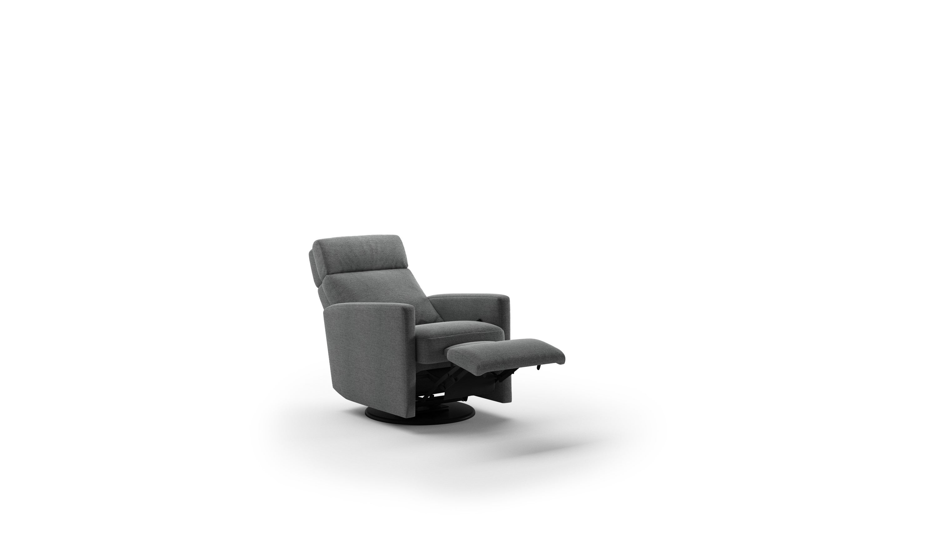 Luonto Track Fabric Recliner Chair with Adjustable Headrest
