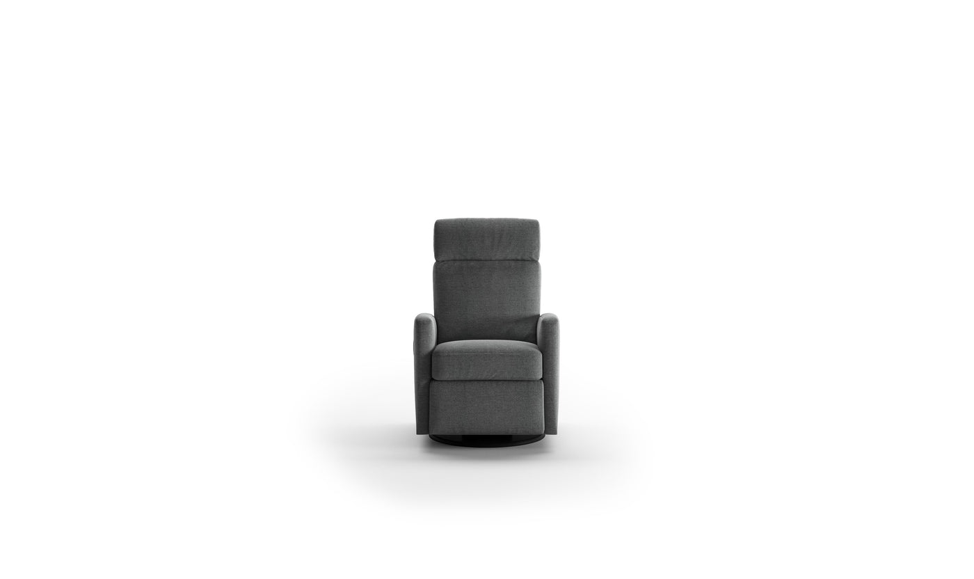 Luonto Track Fabric Recliner Chair with Adjustable Headrest