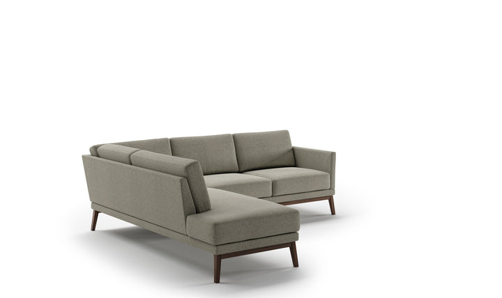 Luonto Viola L-Shaped Fabric Sectional Sofa